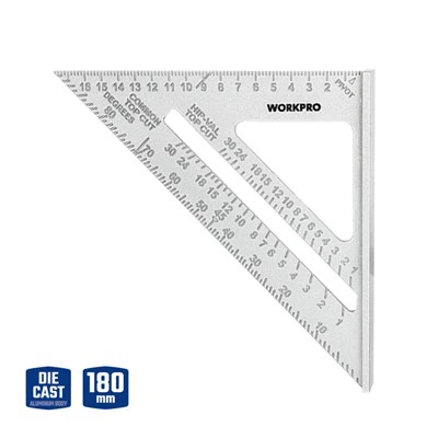 180MM (7 ") ALUMINIUM SQUARE LAYOUT Tool